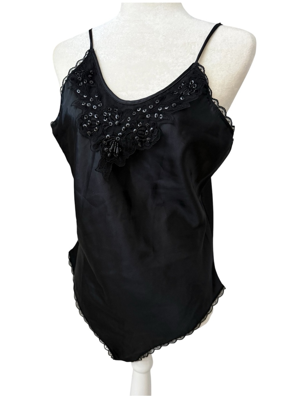 VINTAGE AVON LINGERIE Black Teddy with Lace Details